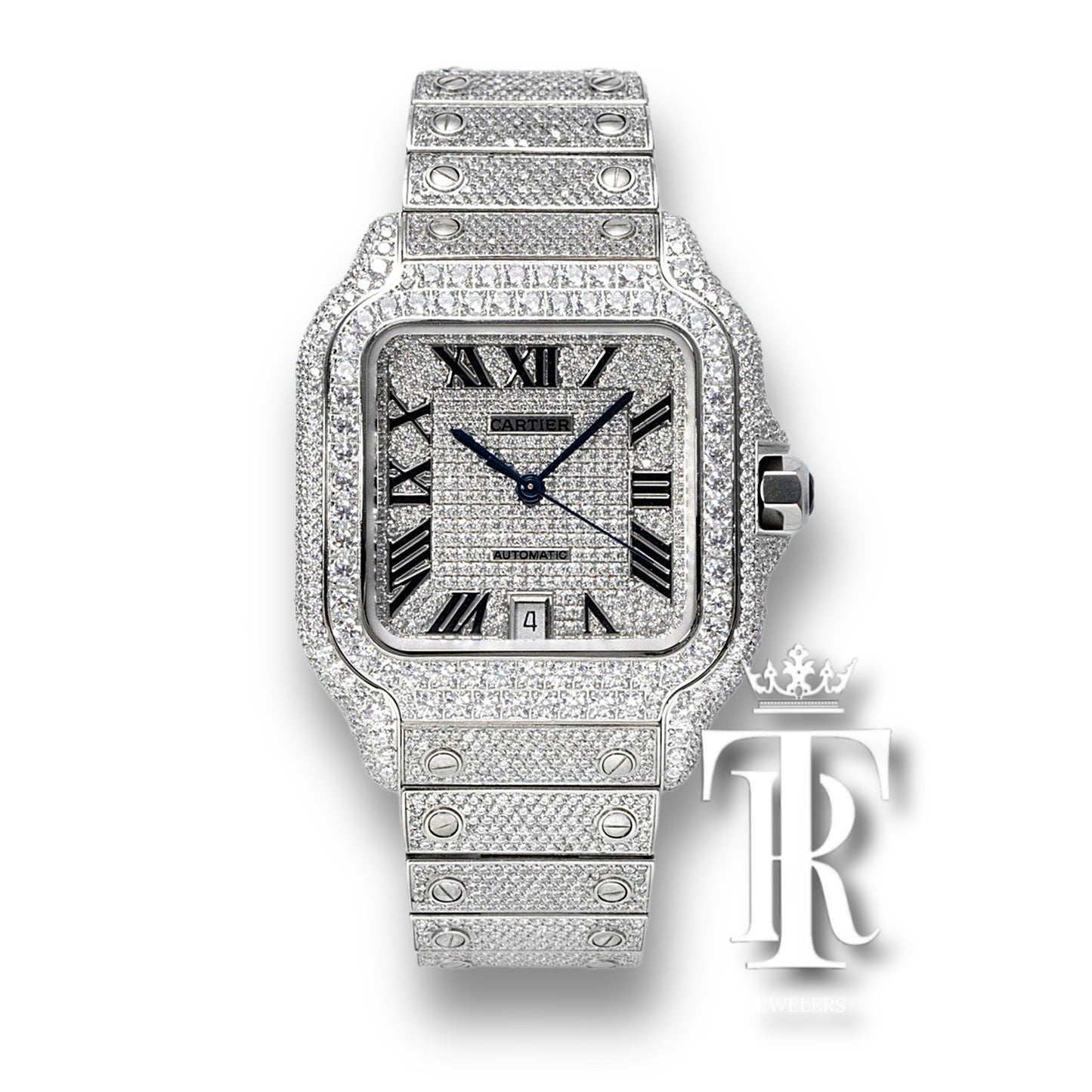 Fully Iced Out VVS LAB Diamond Cartier