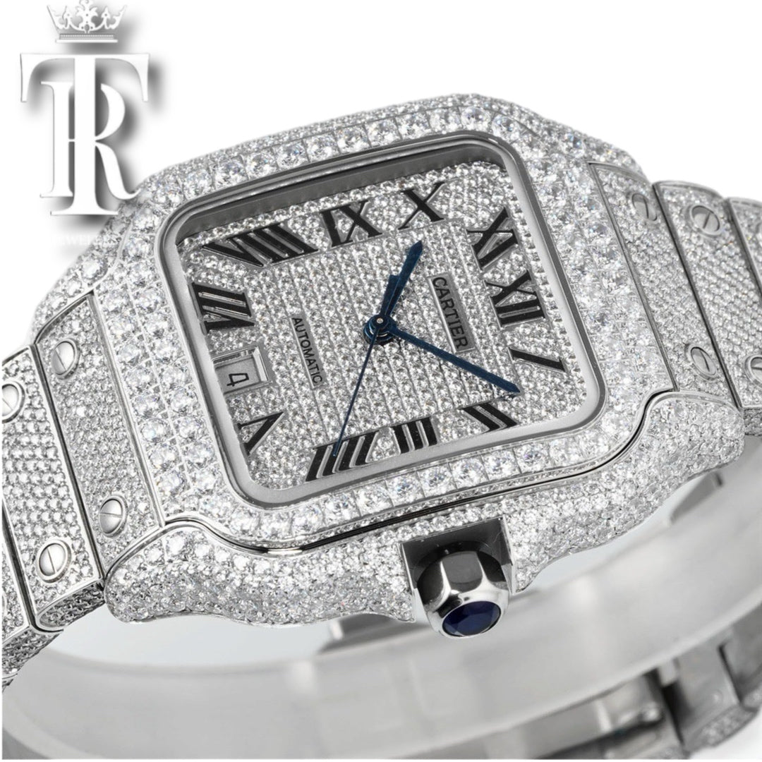 Fully Iced Out VVS LAB Diamond Cartier