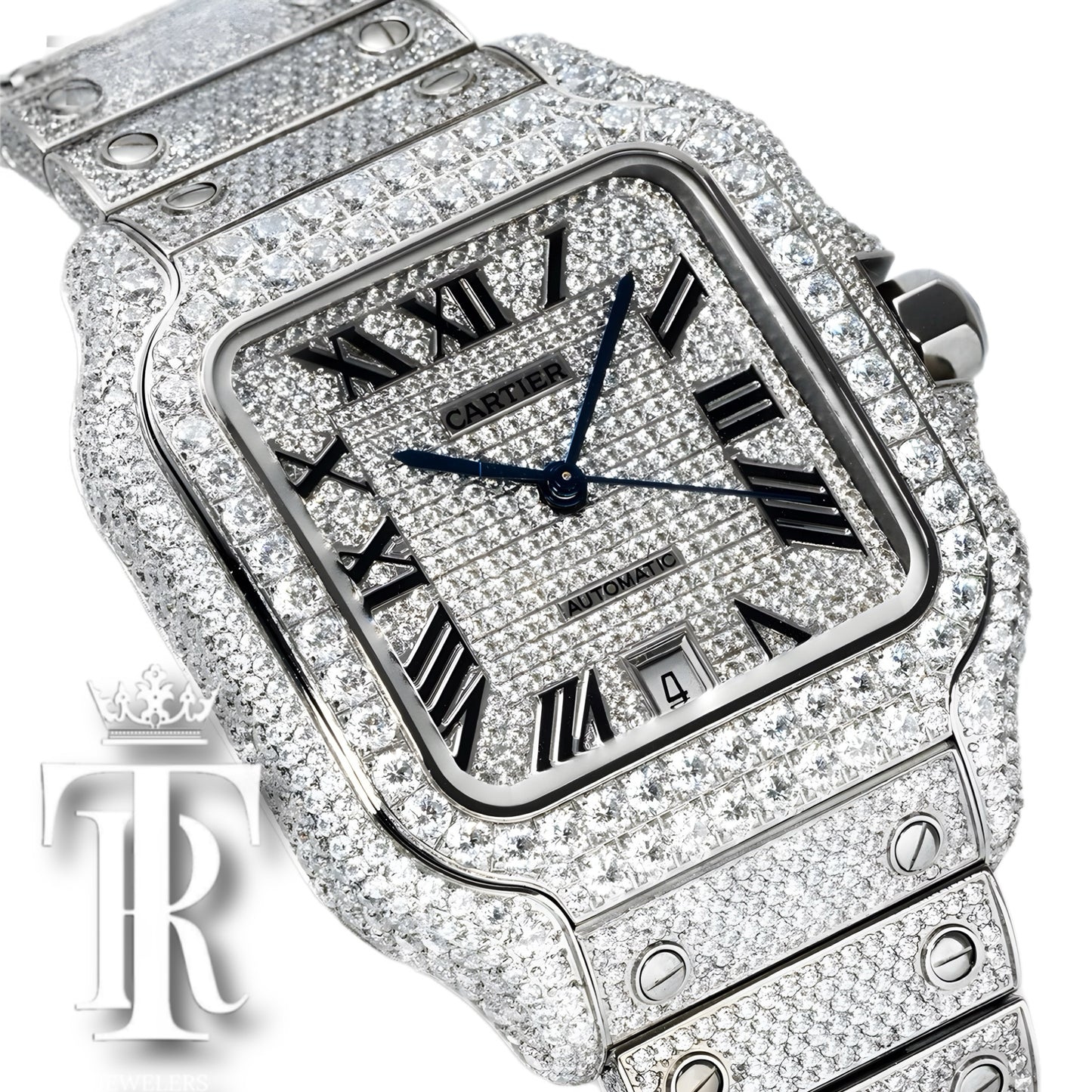 Fully Iced Out VVS LAB Diamond Cartier