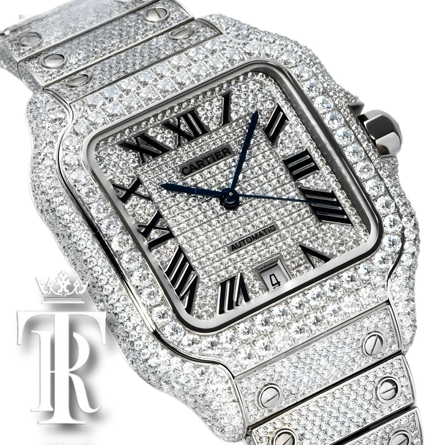 Fully Iced Out VVS LAB Diamond Cartier