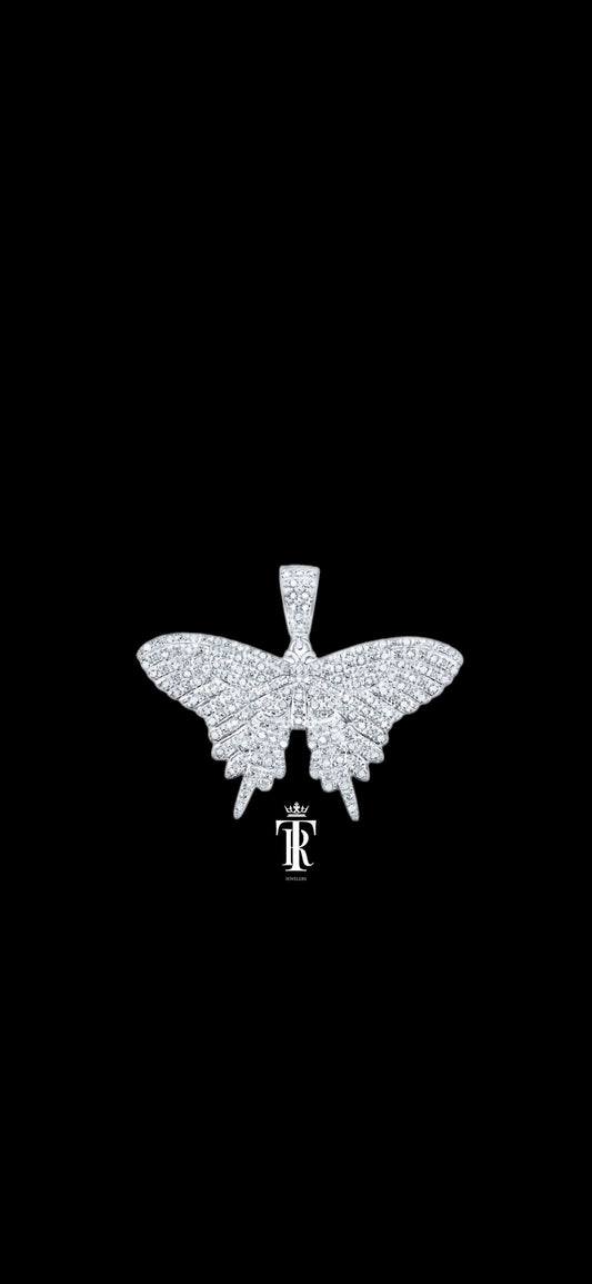 SILVER DIAMOND BUTTERFLY